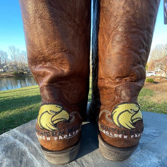 Southern Miss Golden Eagle Gameday Boots Cowboy Boots - Picture 4 of 9